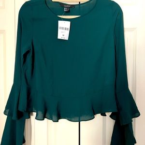 Forever21 emerald blouse